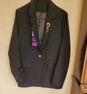 Worn Once Black Blazer Small